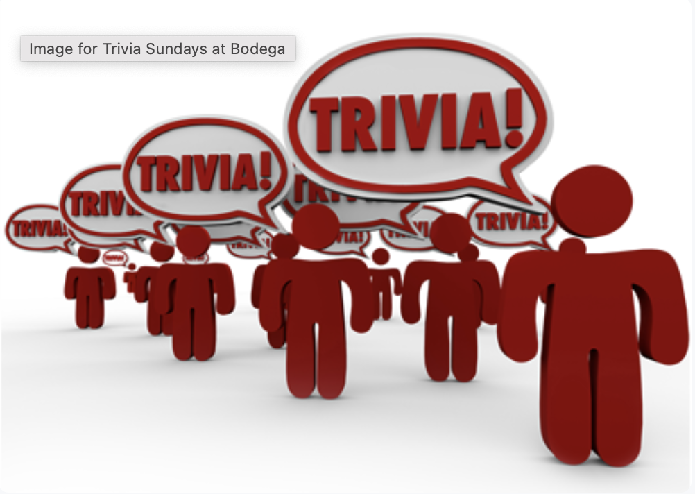 Trivia Sundays at Bodega